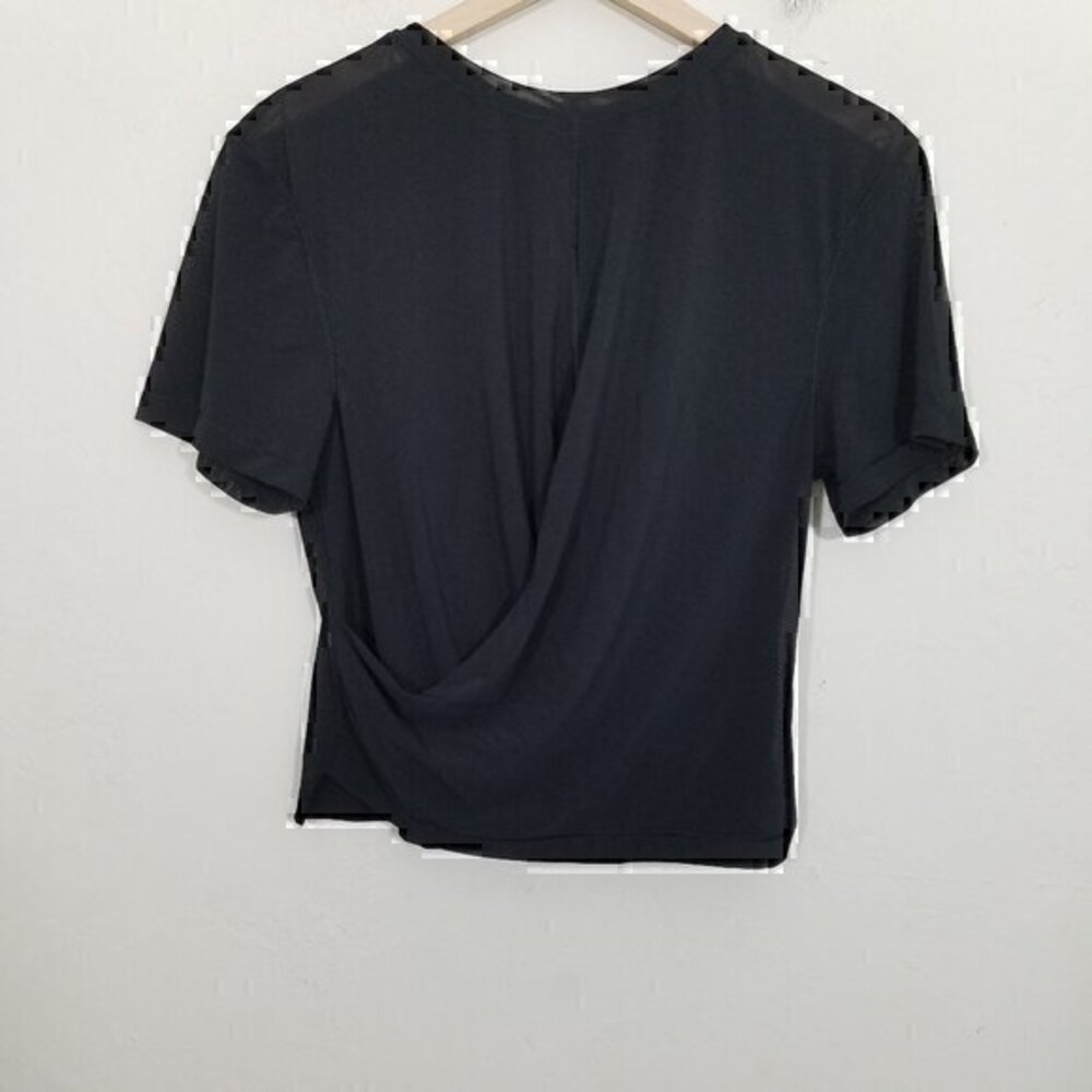 Lululemon Mesh‎ Crop Top Black
